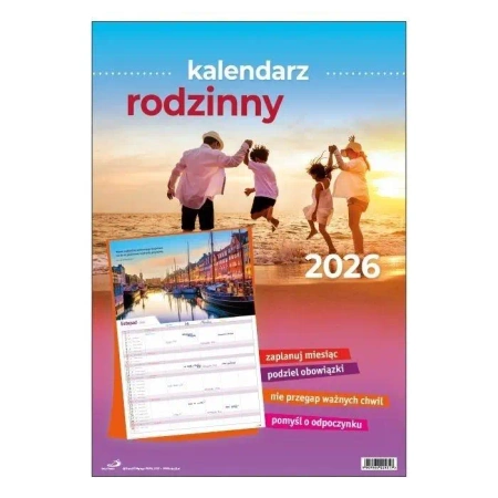 Kalendarz 2026 rodzinny duży - Edycja Świętego Pawła