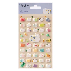 Naklejki wypukłe Króliki - Narcissus