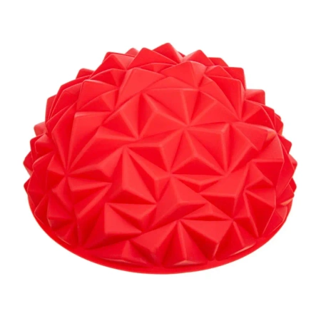 Półkula sensoryczna do masażu diament 16 cm czerwona - TULLO