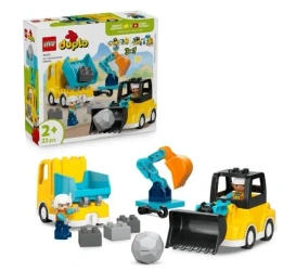 LEGO(R) DUPLO 10475 (4szt) Maszyny budowlane 3w1