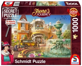Puzzle 1000 PQ JUNE'S JOURNEY Rodzinny dom na Wyspie Orchidei - Schmidt Puzzle