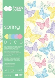 Blok A5/20K Deco Spring 170g HAPPY COLOR - GDD
