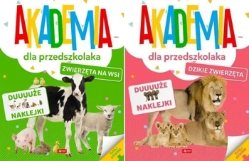 PAK Akademia dla przedszkolaka x2 Zwierzęta na wsi + Dzikie - praca zbiorowa