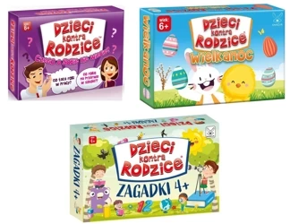 3W1 DZIECI KONTRA RODZICE CZEGO O SOBIE NIE WIECIE? + WIELKANOC + ZAGADKI