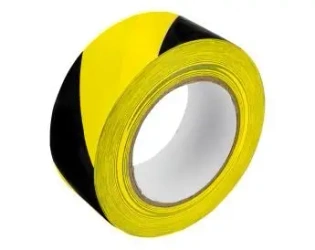 Taśma ostrzegawcza samoprzylepna czarno-żółta - Grand