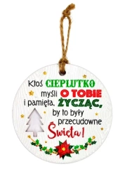 Zawieszka ceramiczna Boże Narodzenie - Kukartka