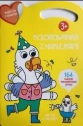 Kolorowana z naklejkami. Na wsi z indykiem - praca zbiorowa