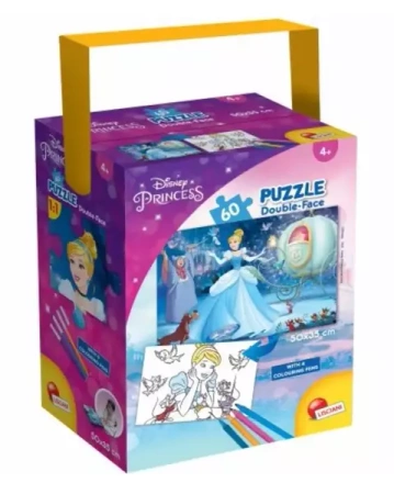 Puzzle w tubie Mini 60 Kopciuszek - Lisciani