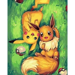 Malowanie po numerach - Pokemon 40x50cm - Twoje Hobby
