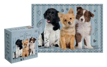 Puzzle 250 Puppy Sign 3 - INTERDRUK