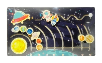 Zabawka drewniana układ słoneczny - SWEDE