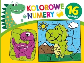 Kolorowe numery. Dinozaury - praca zbiorowa