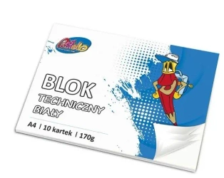 Blok techniczny A4 170g 10 kartek - Alfa Pastello
