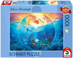 Puzzle PQ 1000 W krainie morskich zwierząt - Schmidt
