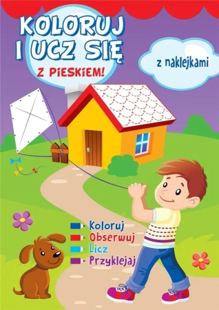 Koloruj i ucz się z pieskiem! - zbiorowa praca