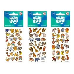 Naklejki Sticker BOO silver mini Zwierzęta mix