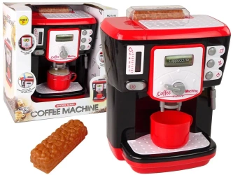 Ekspres do kawy czarno-czerwony - Leantoys