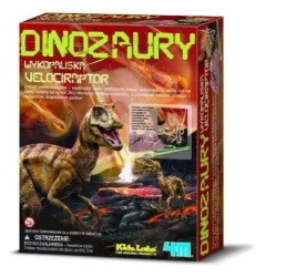 Zestaw naukowy. Wykopaliska Velociraptor. - 4M