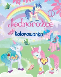 Jednorożce. Kolorowanka - praca zbiorowa