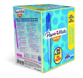 Długopis automatyczny InkJoy niebieski (100szt) - Paper Mate