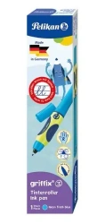 Pióro kulkowe Griffix praworęczne neon nieb - PELIKAN
