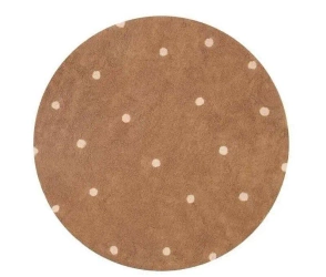 Dywan Round Dot Chestnut 140cm - Lorena Canals