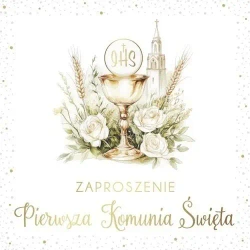 Zaproszenie Komunia (10szt) - Armin Style