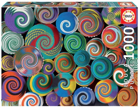 Puzzle 1000 Afrykańskie kosze 110466 - Educa