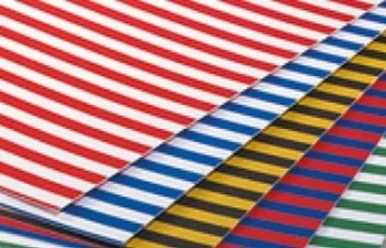 Karton w paskami 300g 25x35cm 10 arkuszy - Galeria Hobby