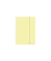 Brulion A5 80k linia z gumką Coolpack pastel powder yellow - PATIO