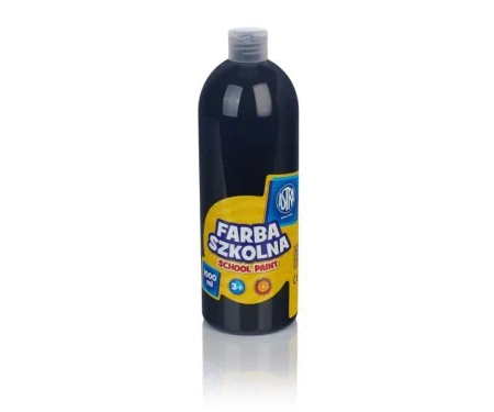 Farba szkolna czarna 1000ml ASTRA - ASTRA papiernicze