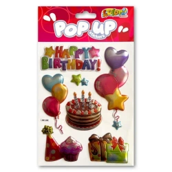 Naklejki metaliczne Brithday - Penmate