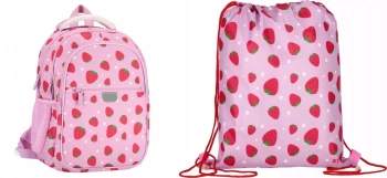 Pakiet Fruits: plecak / piórnik saszetka / GRATIS worek na buty