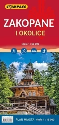 Mapa - Zakopane i okolice 1:60 000 - praca zbiorowa