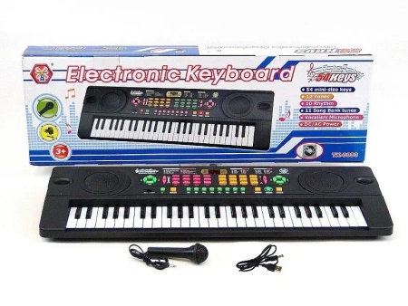 Organki 54 klawiszy z mikrofonem ładowarka USB - ADAR