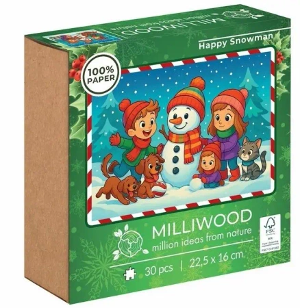 Puzzle 30 Wesoły Bałwanek ALEX - Alexander