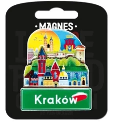 Magnes I love Poland Kraków - Pan Dragon