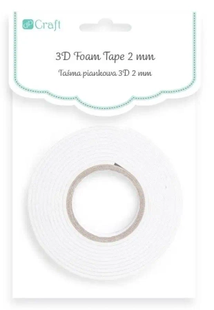 Taśma piankowa 3D 2mm 1,5cm x 2,2m - Dalprint dpCraft