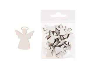 Dekoracja drewniana 24szt Anioł - Cresco
