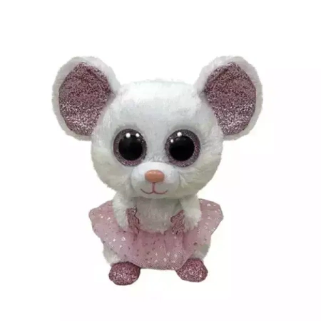 TY BEANIE BOOS NINA - biała balerina mysz 15cm 36365