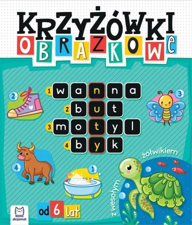Krzyżówki obrazkowe z wesołym żółwikiem. Od 6 lat - Beata Karlik