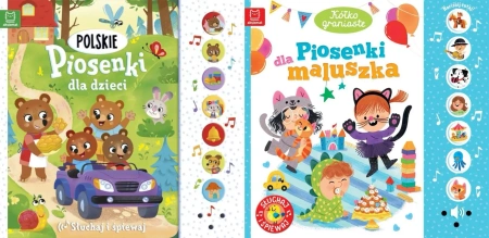 Polskie piosenki dla dzieci Słuchaj i śpiewaj PAKIET 2w1 - Opracowanie zbiorowe