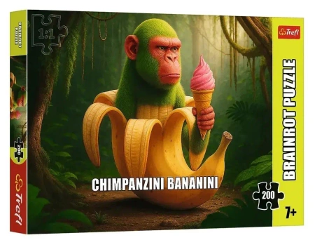 Puzzle 200 BrainRots Chimpanzini Bananini - Trefl