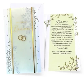 Karnet Ślub - Kukartka