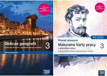 OBLICZA GEOGRAFII 3 LO PODRĘCZNIK + KARTY ROZSZERZ - Opracowanie zbiorowe