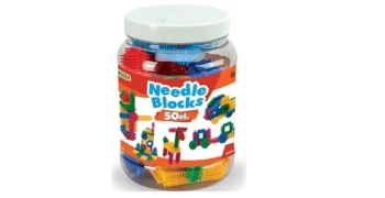 Klocki Jeżyki słoik 50 elementów - WADER