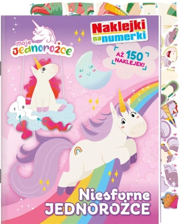 Moje Jednorożce. Naklejki na numerki cz.2 - praca zbiorowa