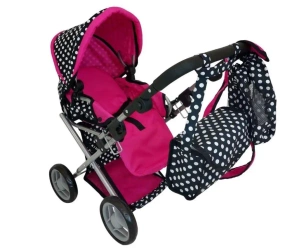 Wózek dla lalek głęboki z torbą - MarioToys