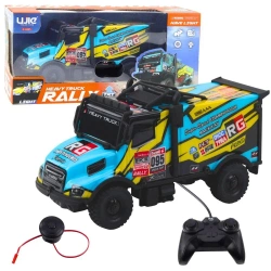 Cieżarówka R/C z dźwiękiem zielona - Leantoys