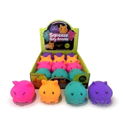 Zabawka do ściskania Zwierzątka Neonowe MIX - Puckator
